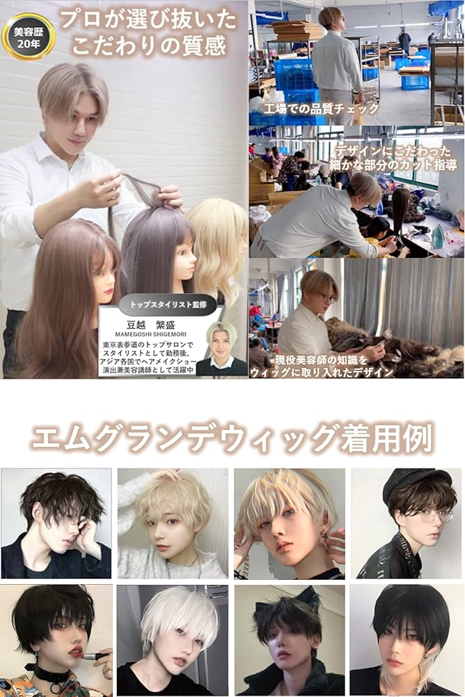 Amazon.co.jp: エムグランデ プレミアム ウィッグ 【現役トップ
