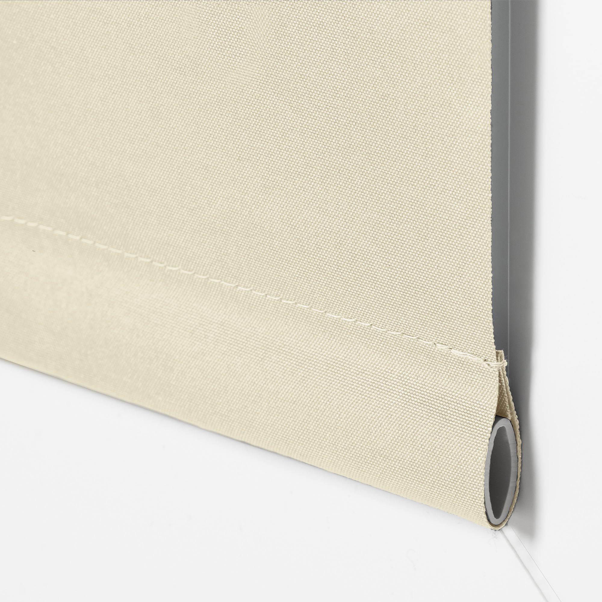 Sonello Tenda a rullo oscurante Klemmfix senza Forare 50cm x 130cm crema, tenda avvolgibile oscurante con morsetti e con catenella per finestre e porte, Blackout, opaco, Protezione Solare