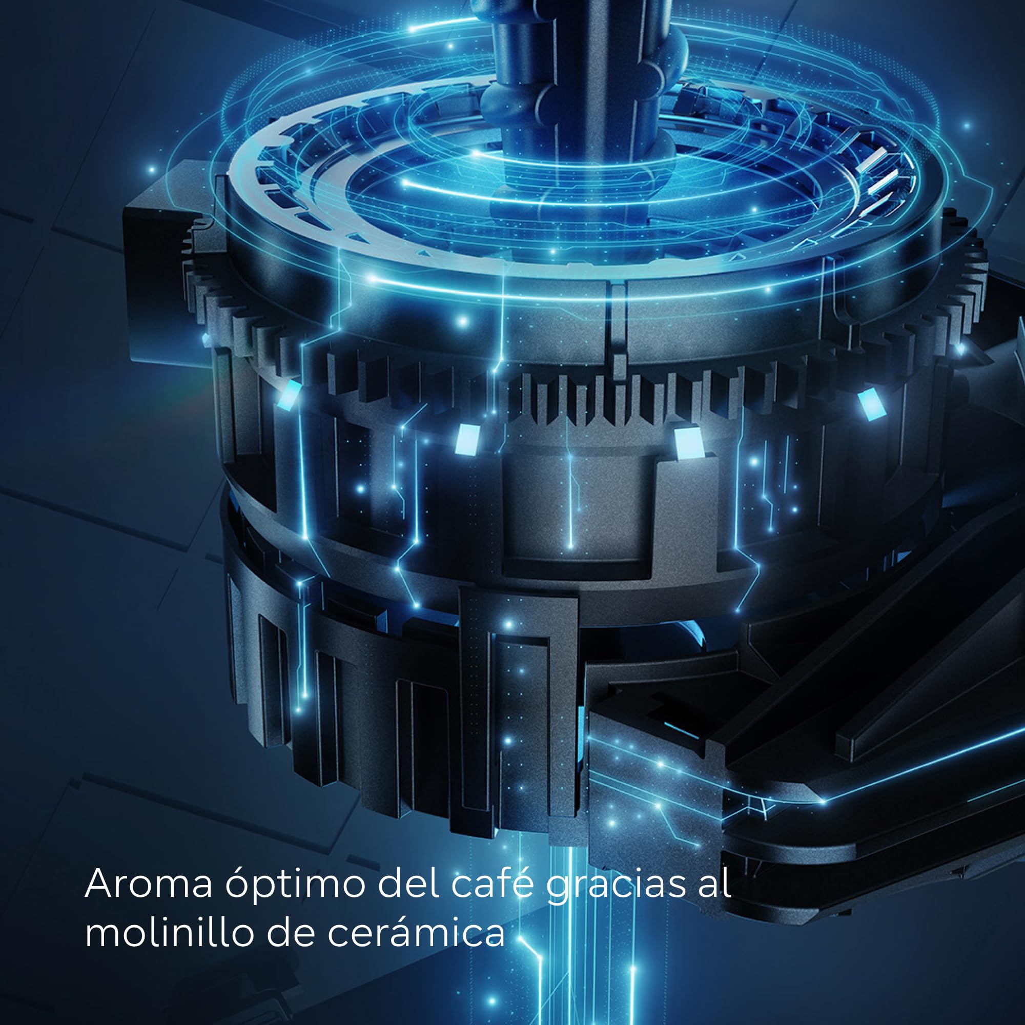 SIEMENS, Cafetera superautomática, EQ500, ceramDrive, Negro, TP511E19 | Podrás preparar dos tazas a la vez con su molinillo cerámico para un aroma más puro.