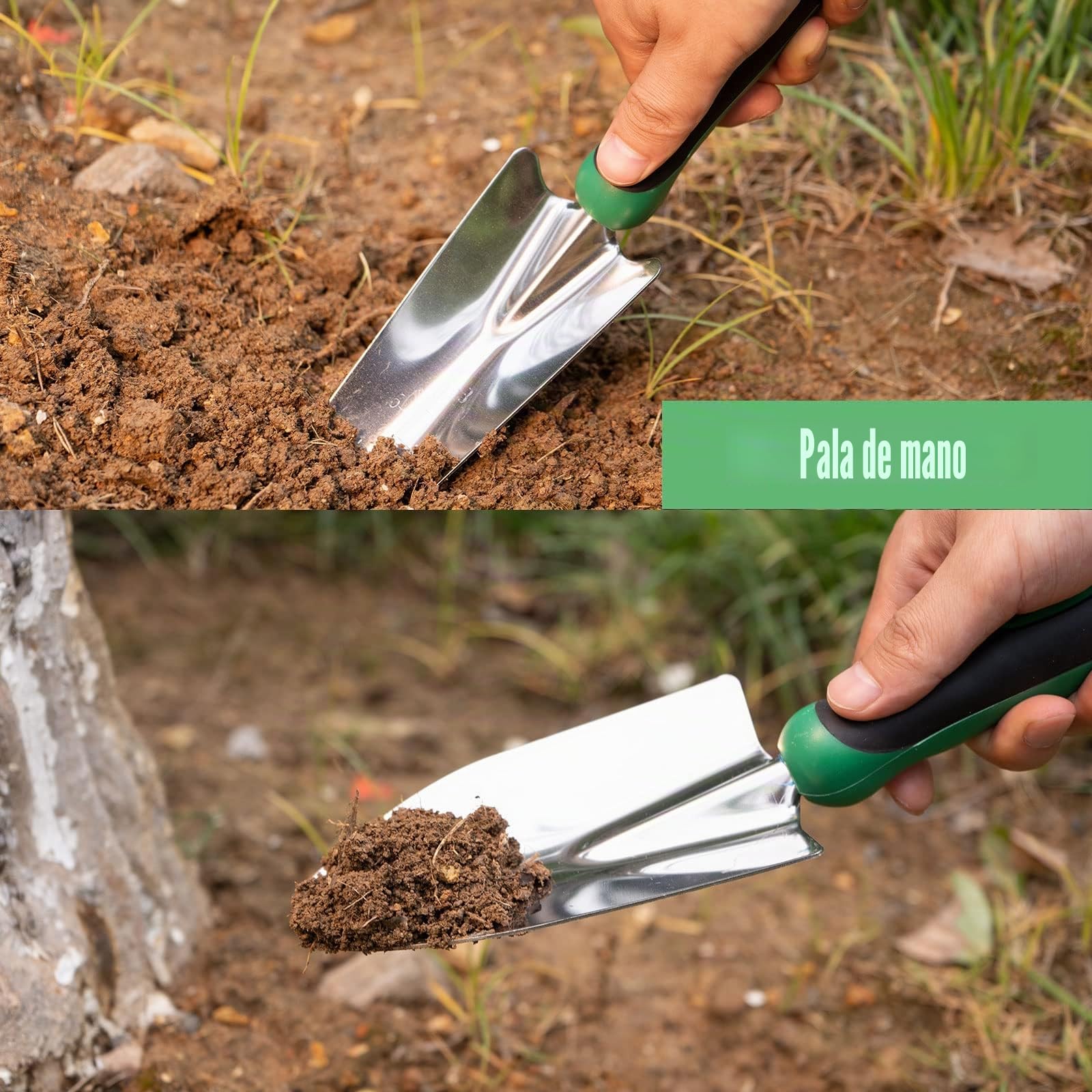 DEWINNER Juego de herramientas de jardín, kit de regalo para jardinero, trasplante al aire libre, con bolsa de sujeción resistente