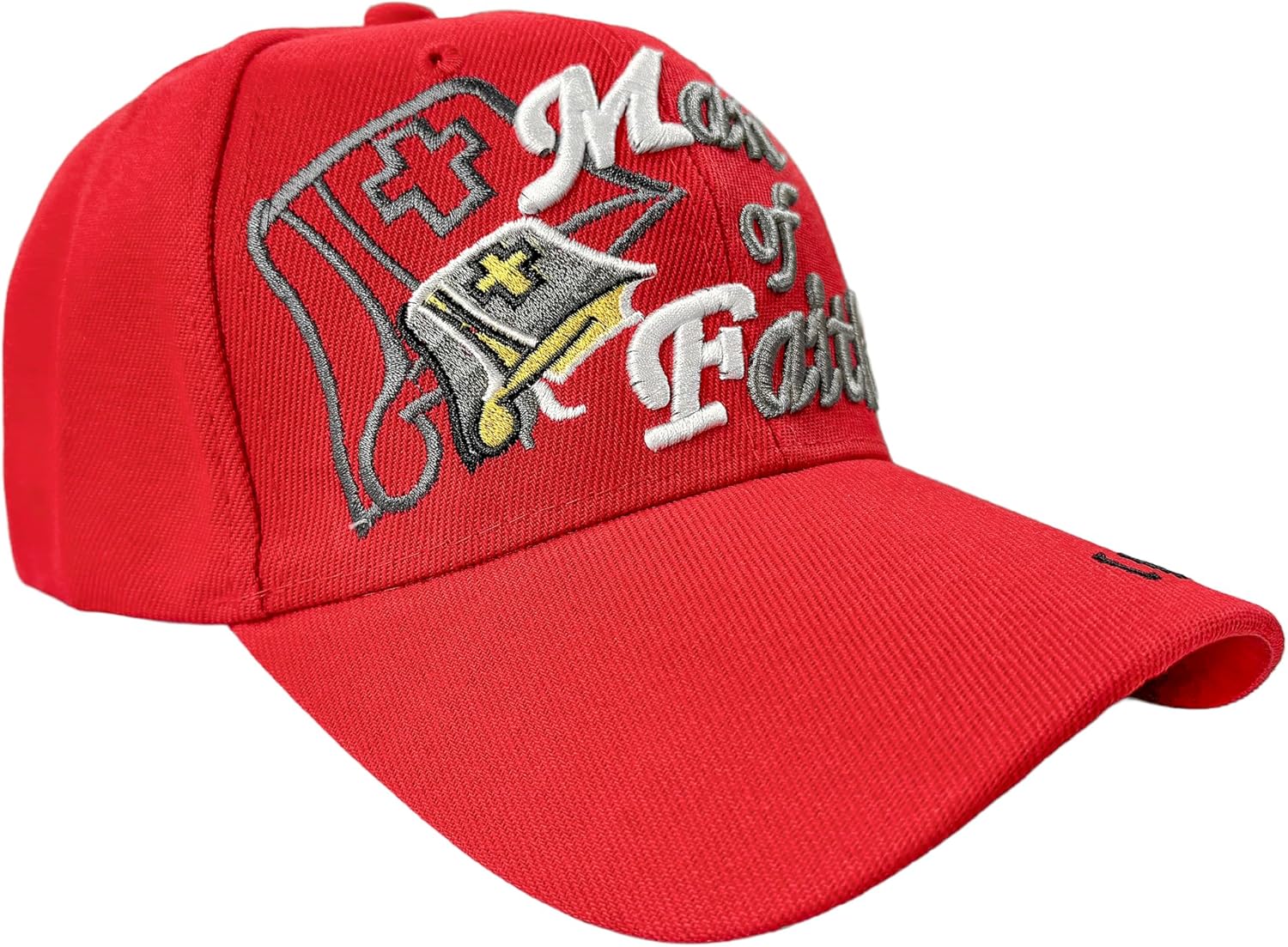 Black Duck Brand Embroidered Man of Faith Adjustable Baseball Cap - Multiple Colors Available - Image 2