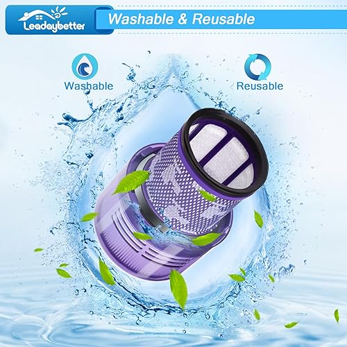 Miniatura 3 de Leadaybetter Paquete de 3 filtros de repuesto para aspiradora Dyson V11 Outsize, V11 Outsize Origin, Outsize Absolute+, V15 Outsize, comparado con