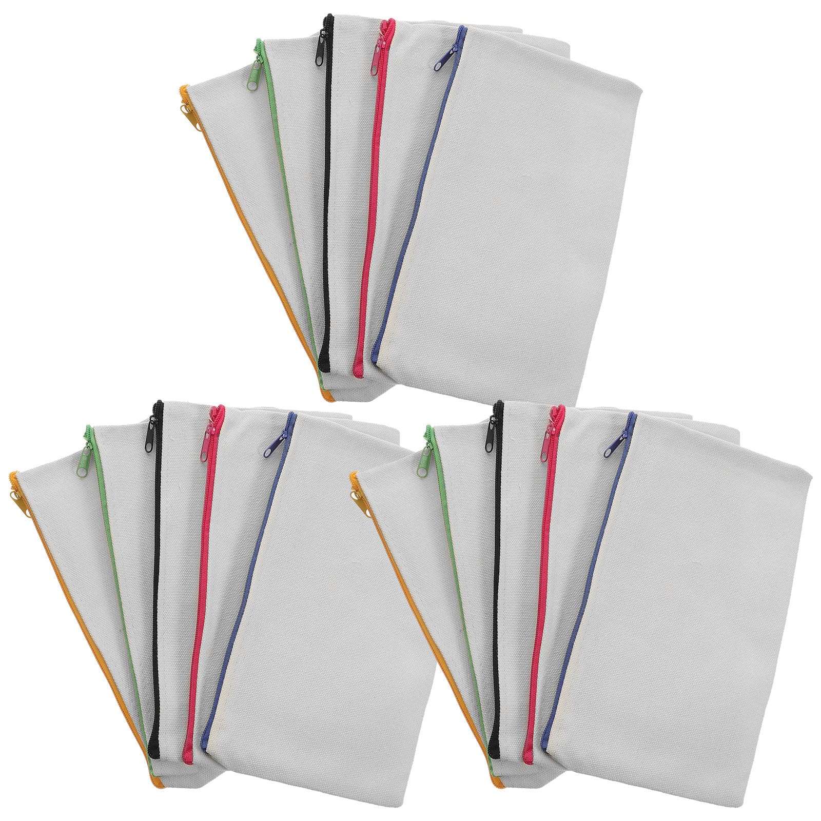 Astuccio in Tela Cerniera 15pezzi per Decorazioni Scuola, DIY