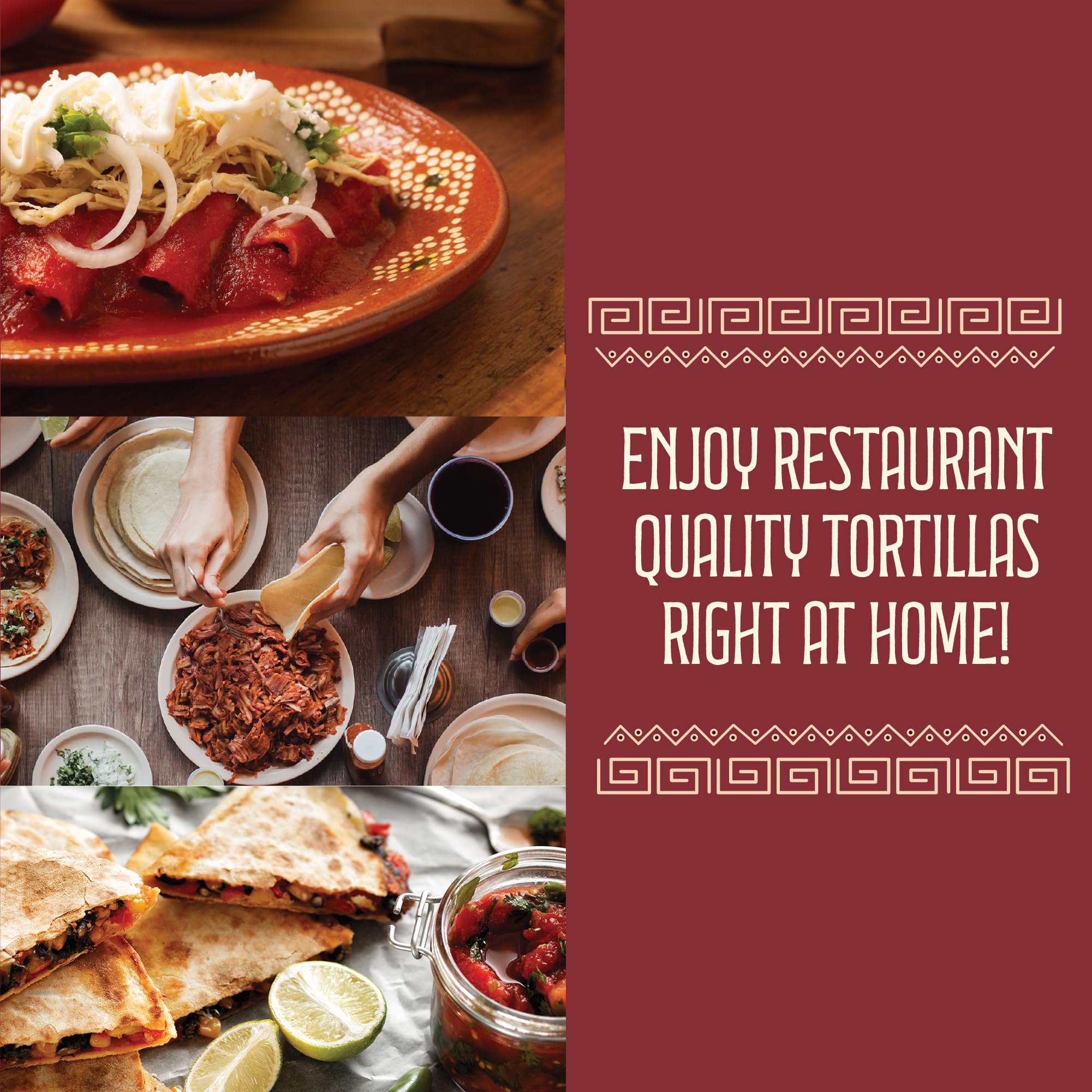 Concord Cast Iron Tortilla Press - Make Authentic Tortillas! -8