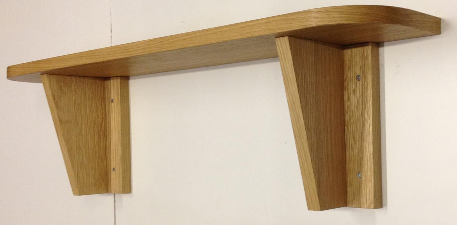RP Joinery Oak veneer shelf & brackets (800 x 150mm) Amazon.co.uk Home & Kitchen