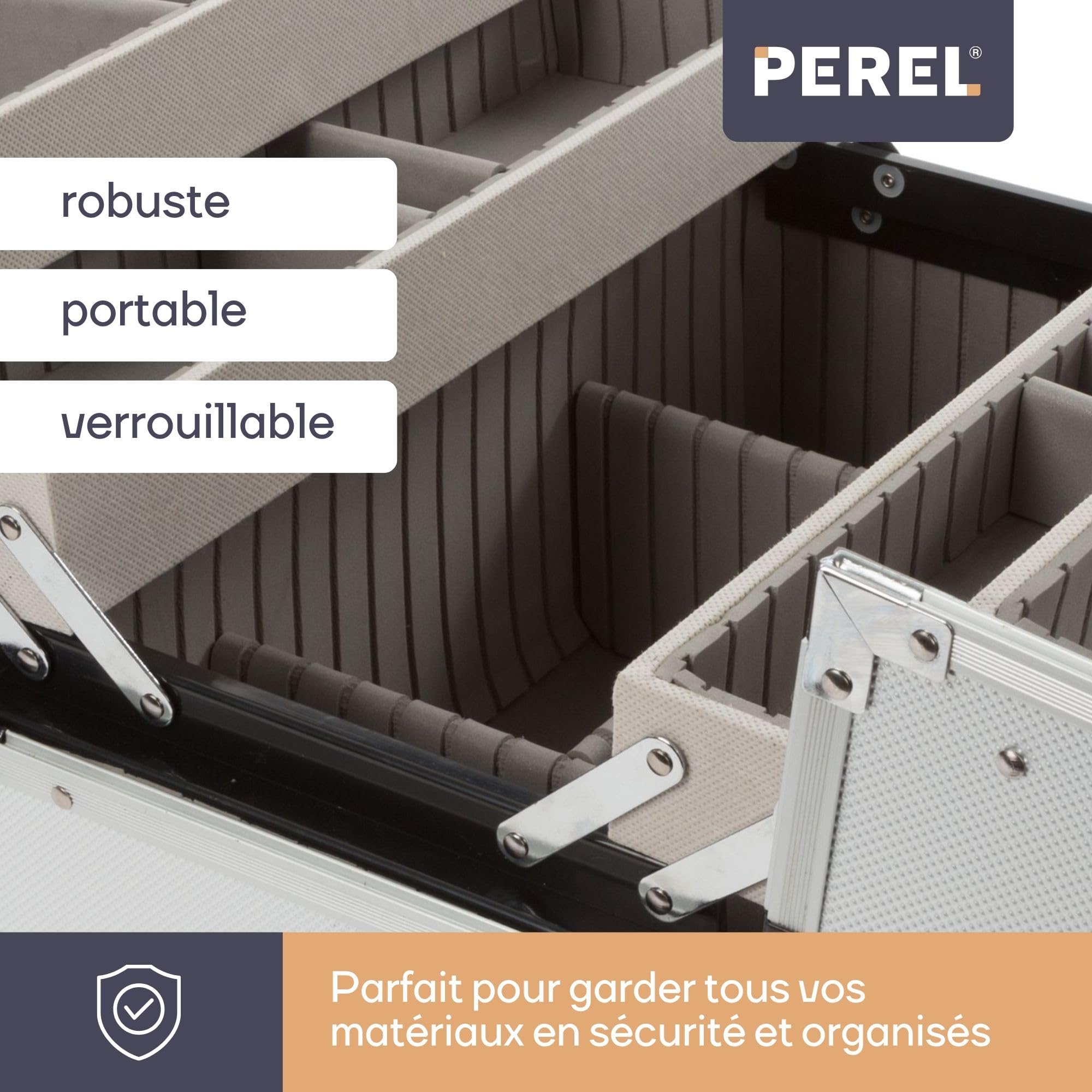 Malette aluminium 360 x 220 x 250 mm