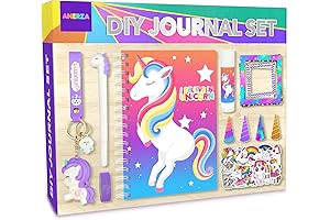 Unicorn Journal and Craft Set for Girls Ages 8-10