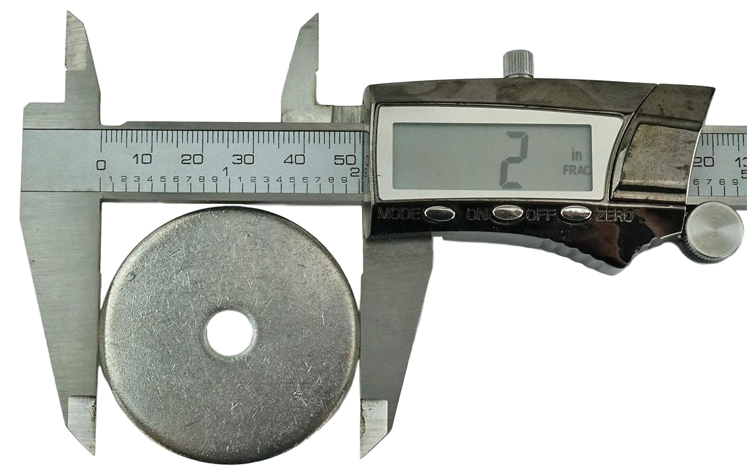 Stainless Fender Washers - Extra Thick ID 2" OD 1/8" Thick, 18-8 Stainless Steel, (5/16" x 2" 10 Pack)