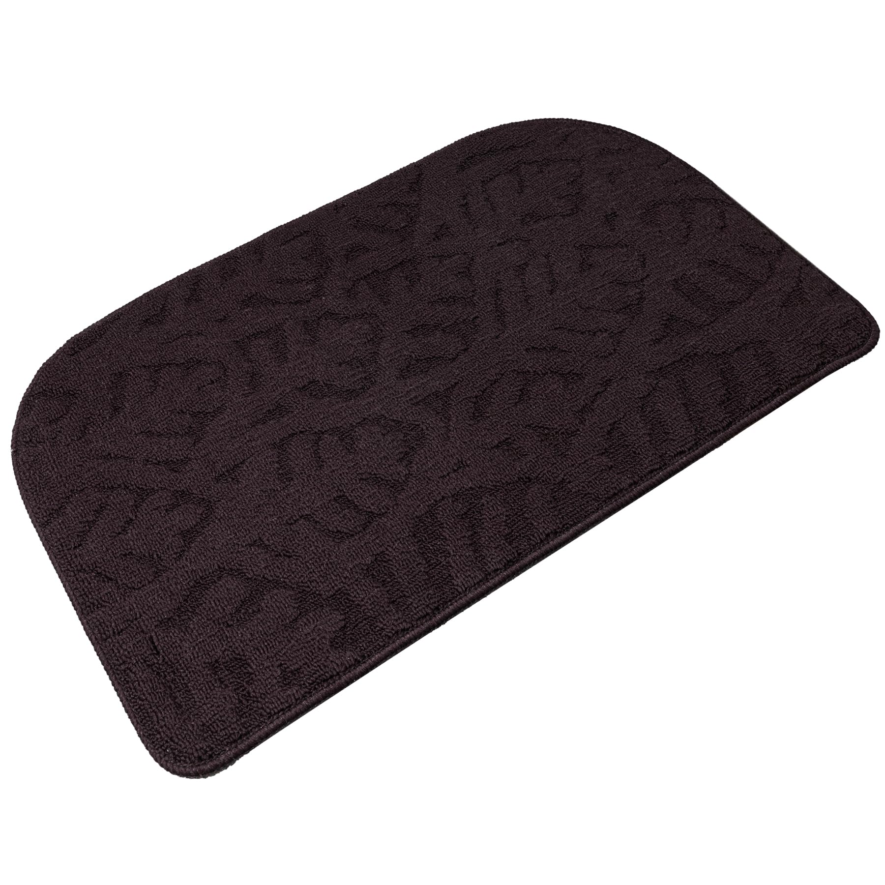 TOONOW Indoor Doormats Front Door Mat,32 "x17, Low-Profile Machine Washable Kitchen Rug, Absorbent Mud Half Round Entrance Mat for Outdoors, Entryway,