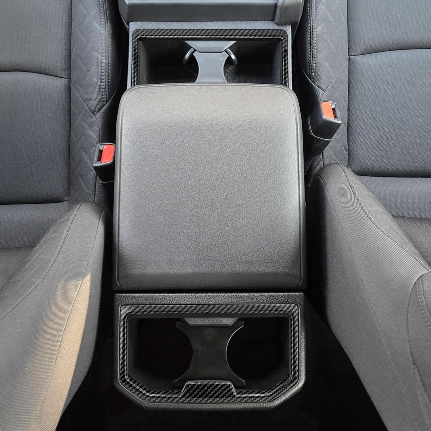 Glossy Interior Trim Covers Sets Fit for 2024 2025 2026 Toyota Tacoma Double Cab Crew Cab, Carbon Fiber Trim Kits Center Console Gear Shift Panel Trim Cover, Cup Holder, Steering Wheel, Window Switch