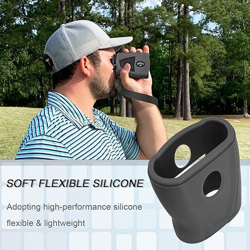 Miniatura 10 de Xxerciz Funda de silicona para telémetro de golf láser Callaway 300 Pro, funda protectora con cordón, accesorios para telémetro de golf para hombres