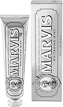 Marvis Dentifrice blanchissant, Menthe, 85ml, Favorise le blanchiment naturel des dents, Dentifrice antiplaque, Fraîcheur longue durée