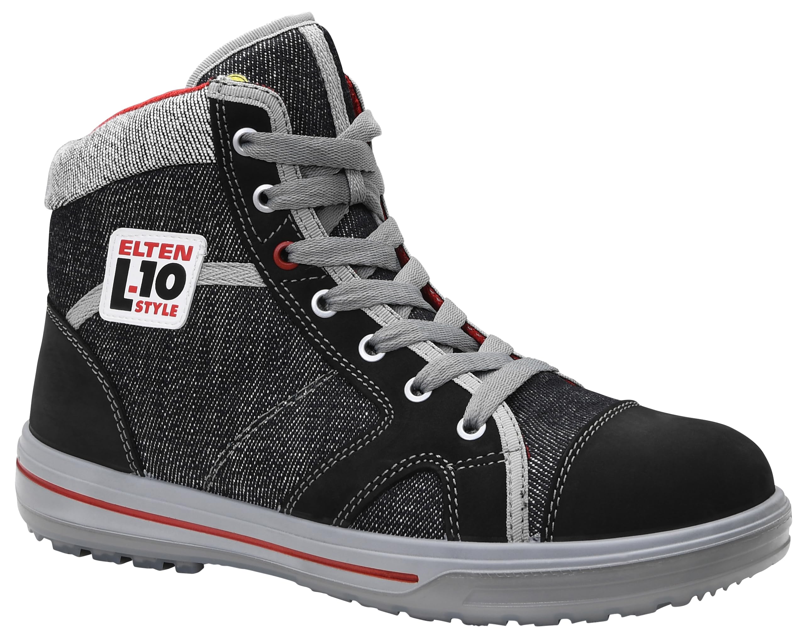 ELTEN SENSATION Up Mid ESD S3S | Sicherheitsschuhe für Damen & Herren, Stahlkappe, leicht, atmungsaktiv, Gr. 46