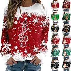 Christmas Sweatshirts For Women Ugly Christmas Sweater Christma Tree Su ter Navide o Mujer Vintage Cute Crew Neck