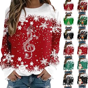 Christmas Sweatshirts For Women Ugly Christmas Sweater Christma Tree Su ter Navide o Mujer Vintage Cute Crew Neck