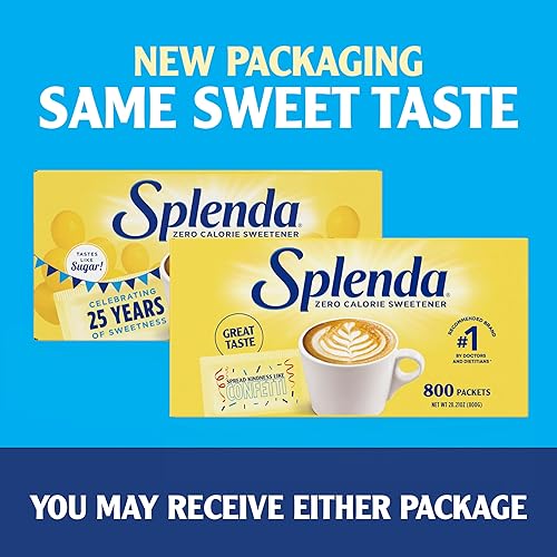 Miniatura 3 de Splenda Edulcorante sin calorías paquete de 800 paquetes individuales paquete de 1 2822 onzas