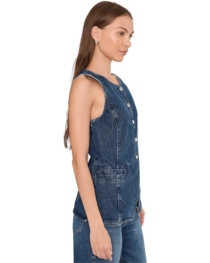 Madewell Crewneck Vest In Greendale Wash - #3 of 5