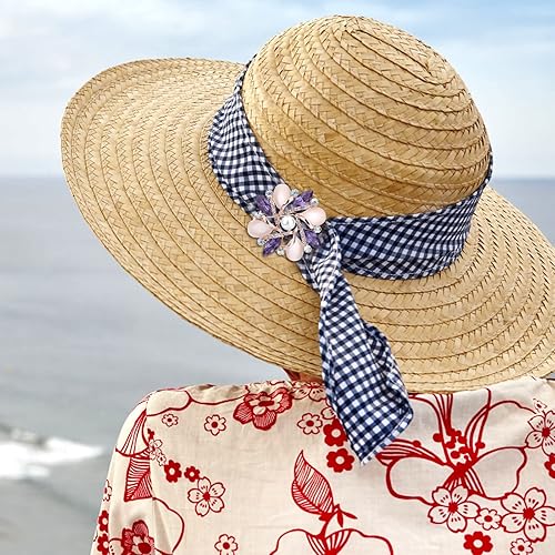 Miniatura 8 de Yolev Broche de flores de rosas, broches de tela hechos a mano con flores florales para mujeres, hombres, ropa, vestidos, accesorios de decoración