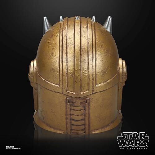 Star Wars The Black Series The Armorer, casque électronique premium, article de cosplay pour adulte, dès 14 ans - 6
