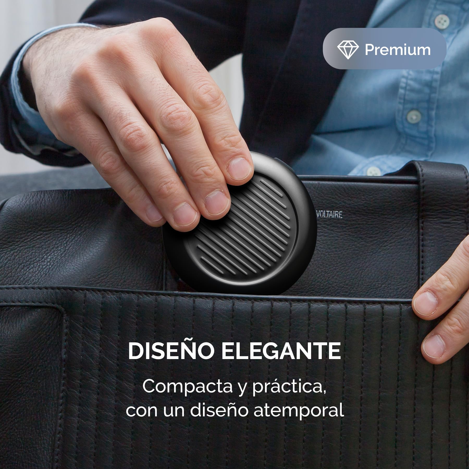 Monedero de Aluminio para Euros, Capacidad de hasta 20 €, 5 Piezas por Compartimento, Accesorio Organizador Compacto, Modelo Euro Monedero (Negro)