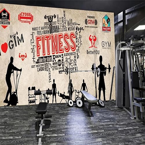 Vista 10 de Murales de pared de tamaño personalizado, gimnasio de culturismo Gorilla Fitness, murales de pared autoadhesivos extraíbles para despegar y pegar
