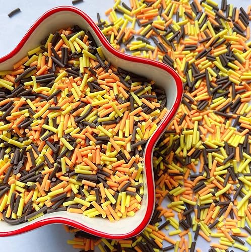 Miniatura 2 de EHOPE Gránulos falsos de resina de 1.76 oz (50 g), chispas de caramelo falso, gránulos de arcilla de polímero, rebanadas de arcilla polimérica para