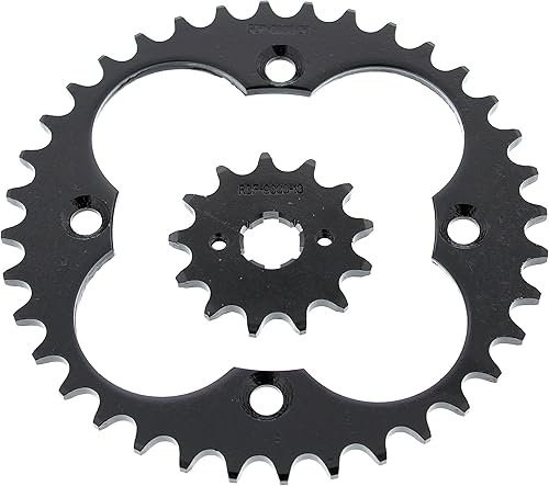 1993-1996 Compatible con Honda 300EX TRX300EX 13 dientes delanteros y 36 dientes traseros piñón negro