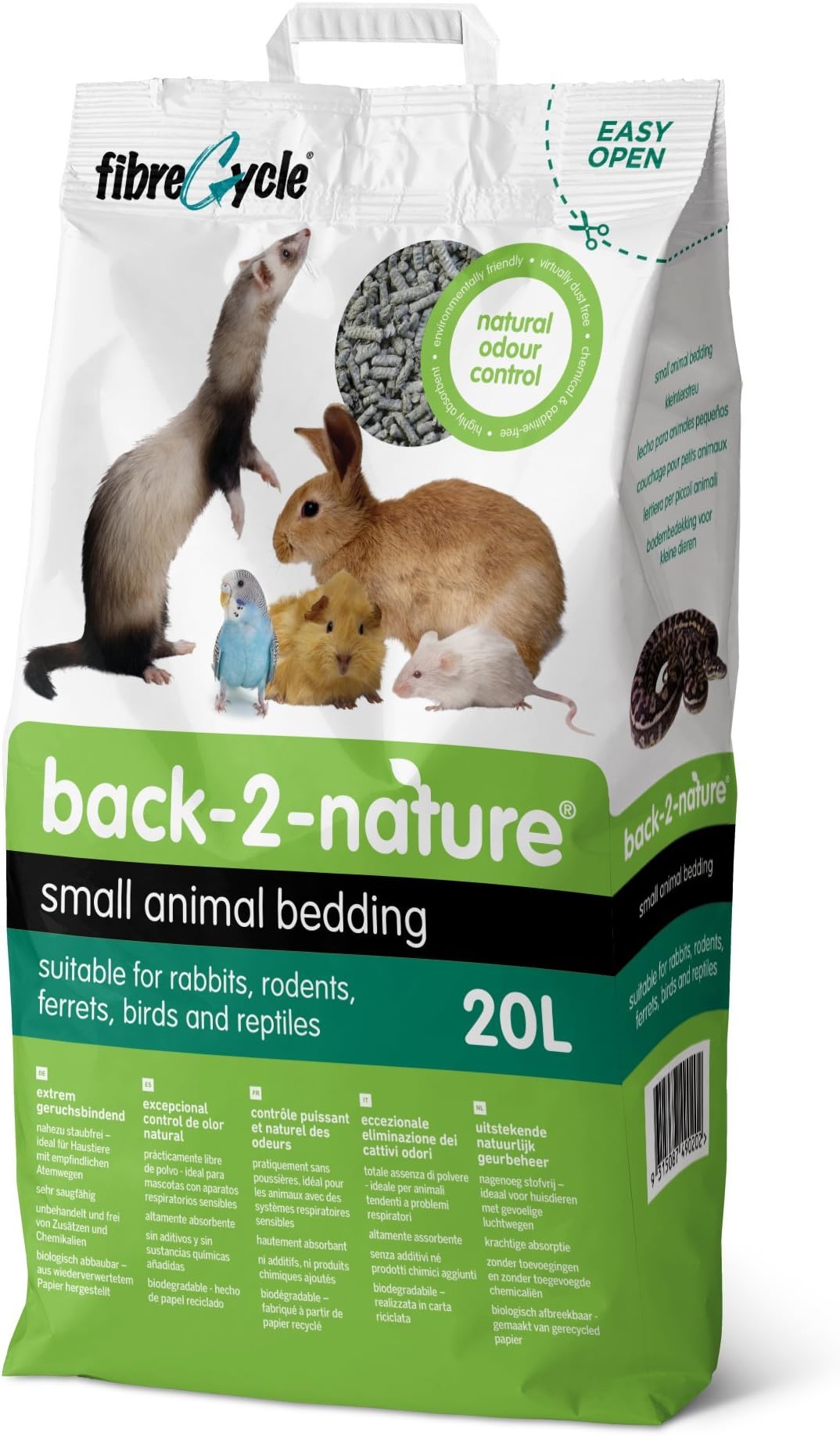 Back 2 Nature Small Animal Bedding 20ltr