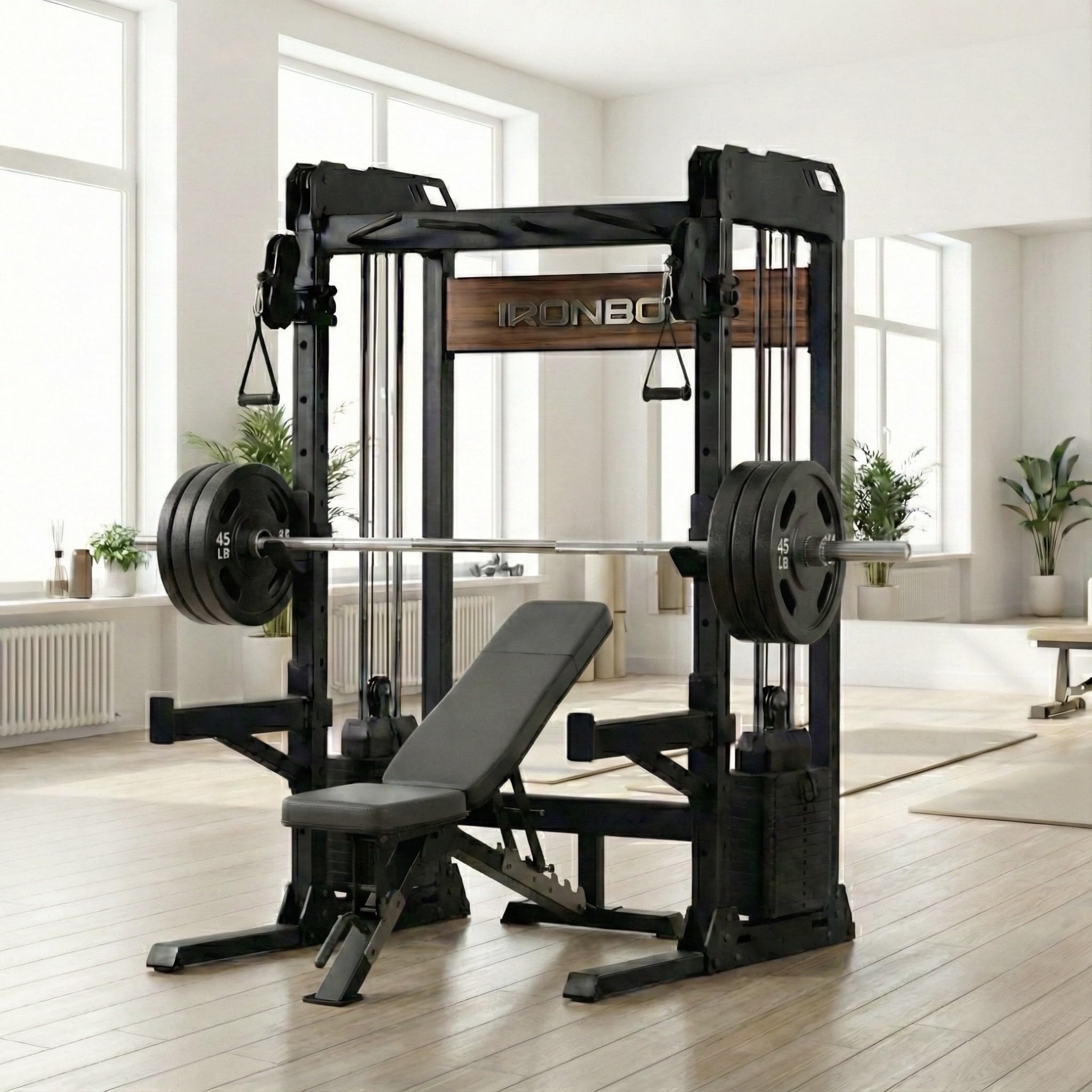 X20 Heavy Duty Functional Trainer – 12 Gauge Commercial Grade Steel Structure with Premium Powder Coated Finish – Multi-Station Cable Cross Machine for Full Body Home Gym Workouts-image-16