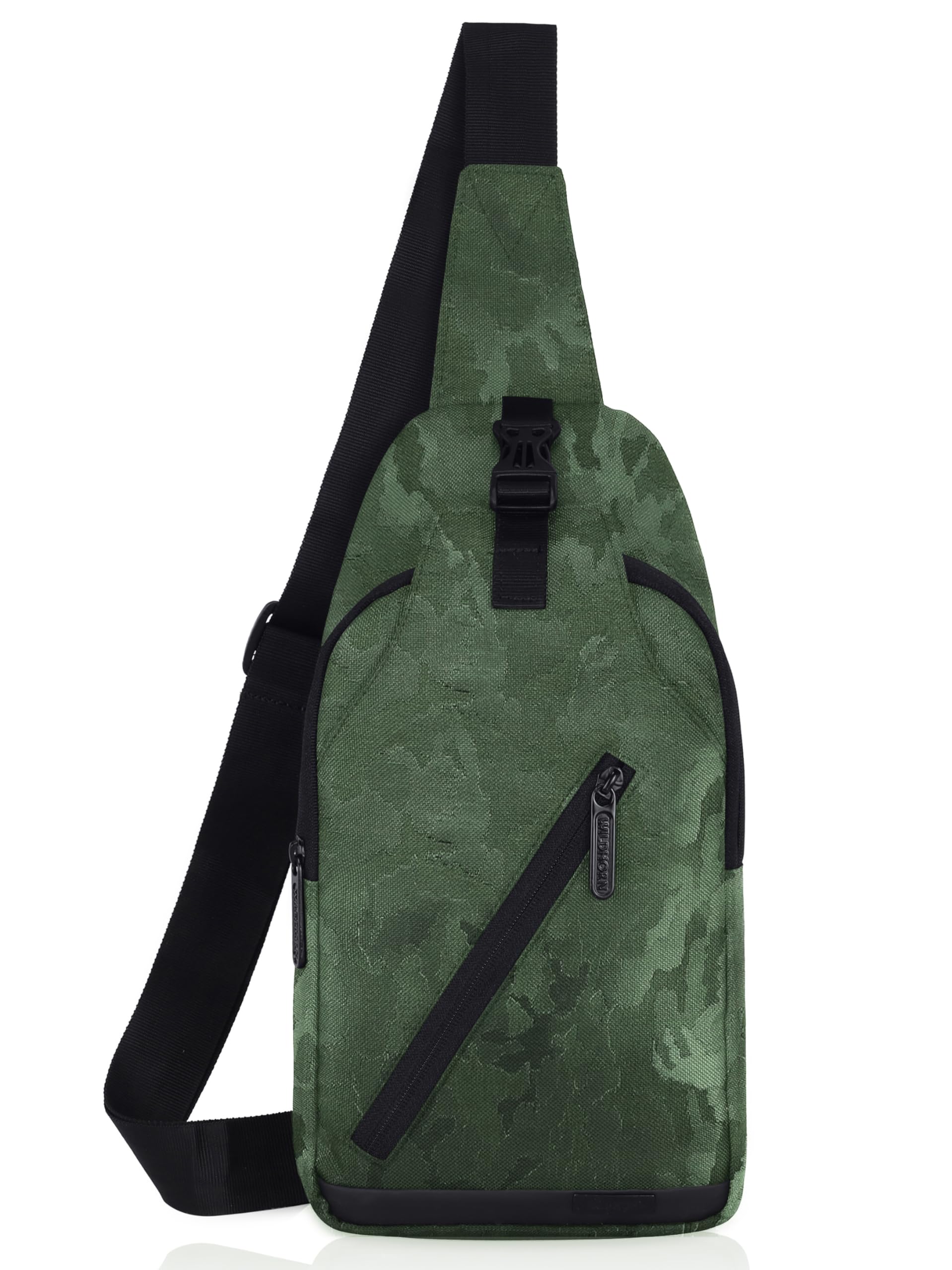 WildHorn Sling Crossbody Bag for Men, Stylish Chest Shoulder Bag for Men & Women, Adjustable Strap for Commuting Travel Outdoor Activities (Green Camouflage) (B0CS6QMVX8) Amazon Price History, Amazon Price Tracker