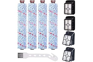 Multi-Surface Brush Roll and Vacuum Filter for Bissell CrossWave Pet Pro 1785 2306 Vacuum Cleaners