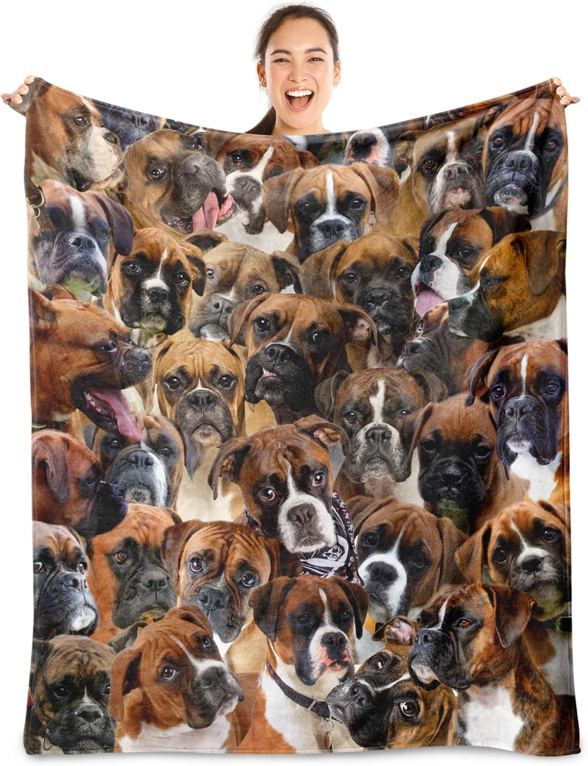 Boxer Dog Blanket,Boxer Gifts for Dog Lovers,Boxer Dog