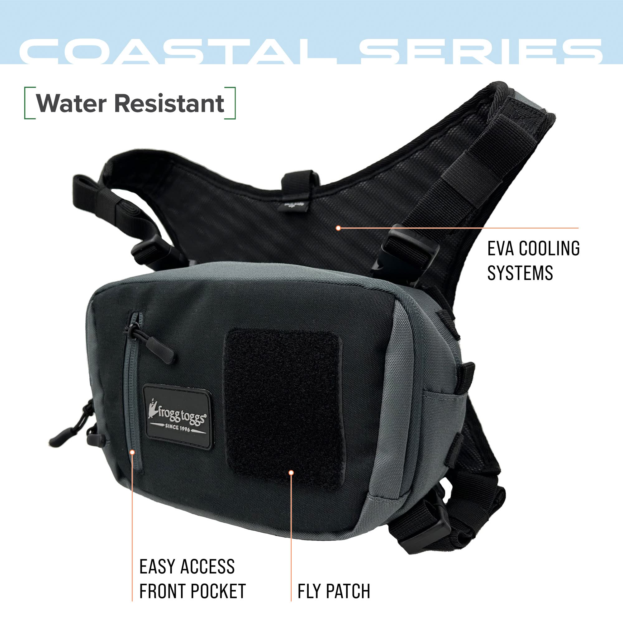 FROGG TOGGS Catchall Chest Pack, zestaw wędkarzy muchowych
