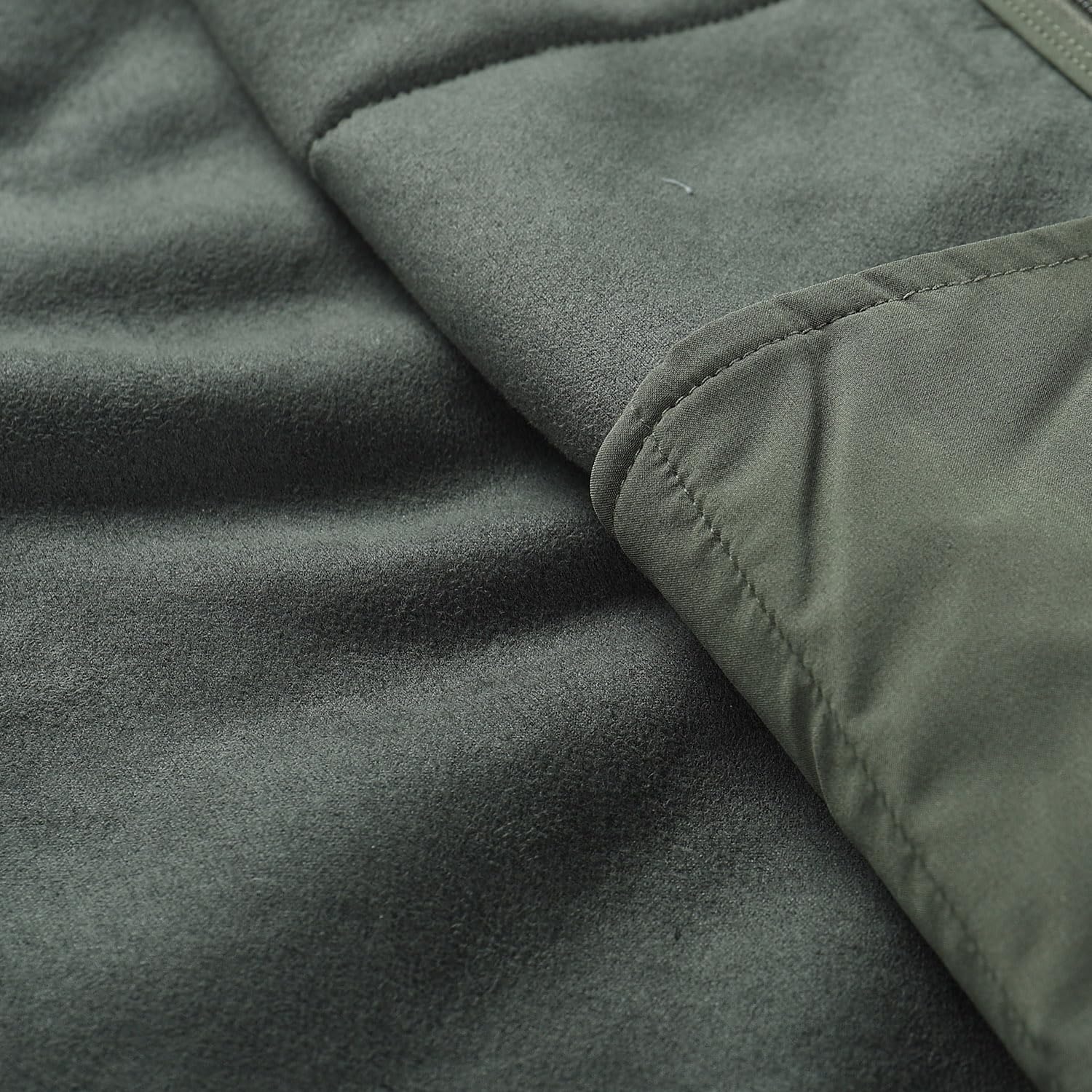 Alpine Pro OFES - Gilet trapuntato, da uomo, con imbottitura termica, per attività all'aperto, da trekking, leggero, caldo e traspirante, verde - L