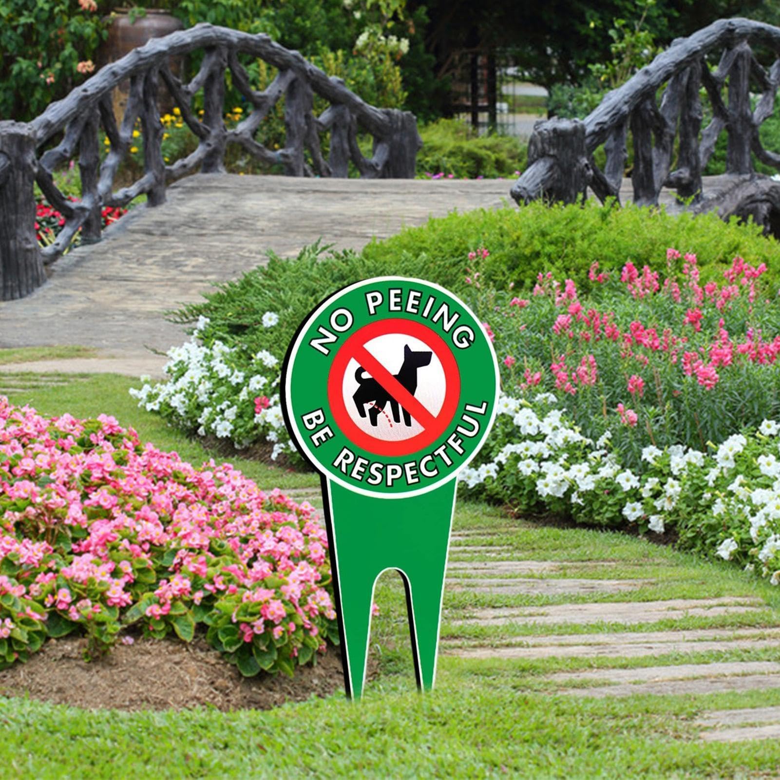 Cartello "Divieto Pipì Per Il Cane" - Paletto In Metallo Da 30x15 Cm, Materiale In Alluminio Antiruggine, Adesivo Per Pavimento Da Giardino Esterno 120 G Per Tenere Il Cane Lontano Dall' Ed Evitar