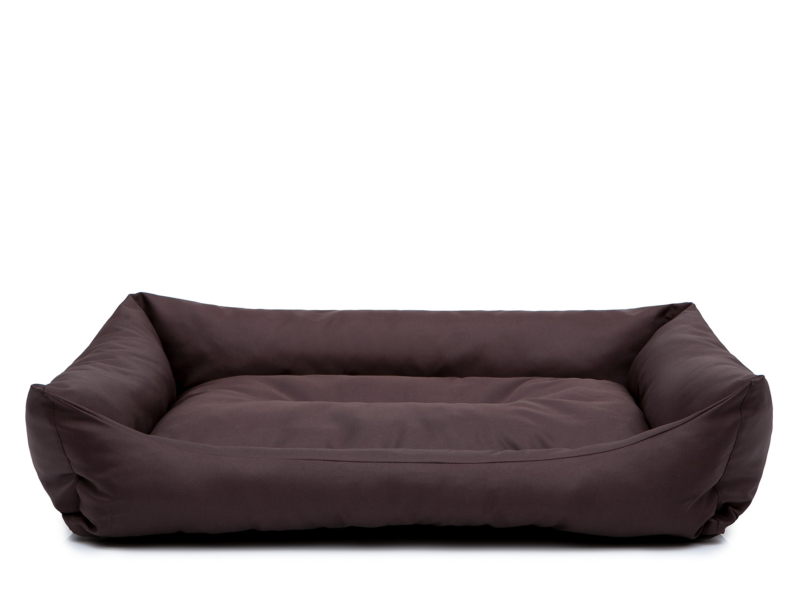 PillowPrim Cuccia per cani, cuscino per cani, cuscino per cani, cuccia per cani, cuccia per animali, morbida cuccia per animali domestici, cuscino L – 62 x 43 cm, marrone