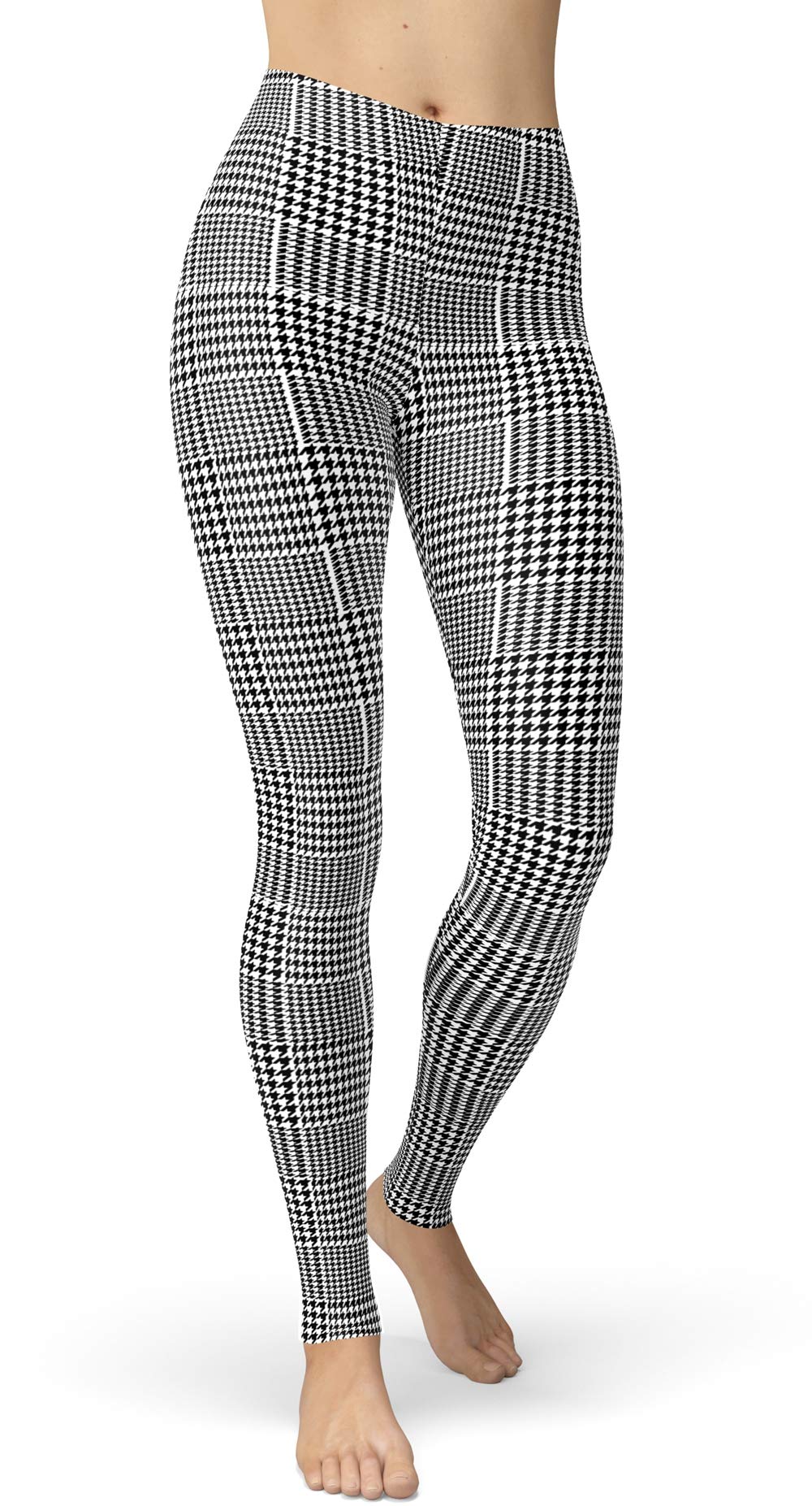 sissycos Women's 80s Leggings Neon Artistic Splash Printed Pants
