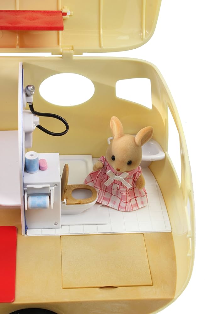 新品⭐️イエロー　キャンパーバン　黄色　Flair UK⭐️シルバニアファミリー Amazon.co.jp: Calico Critters シルバニア・ファミリー