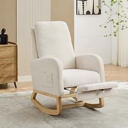 Rocking chair for baby nursery