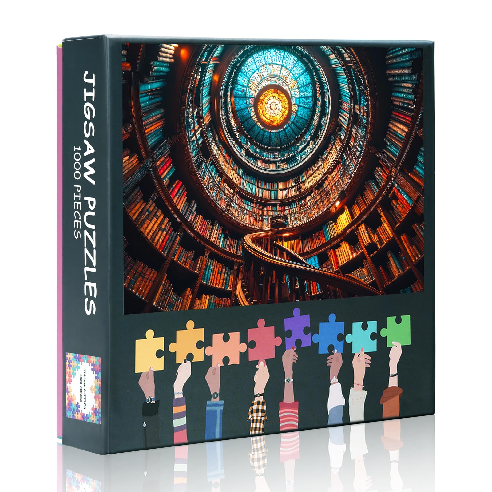 A Grand Classical Library Puzzles for Adults 1000 Pieces