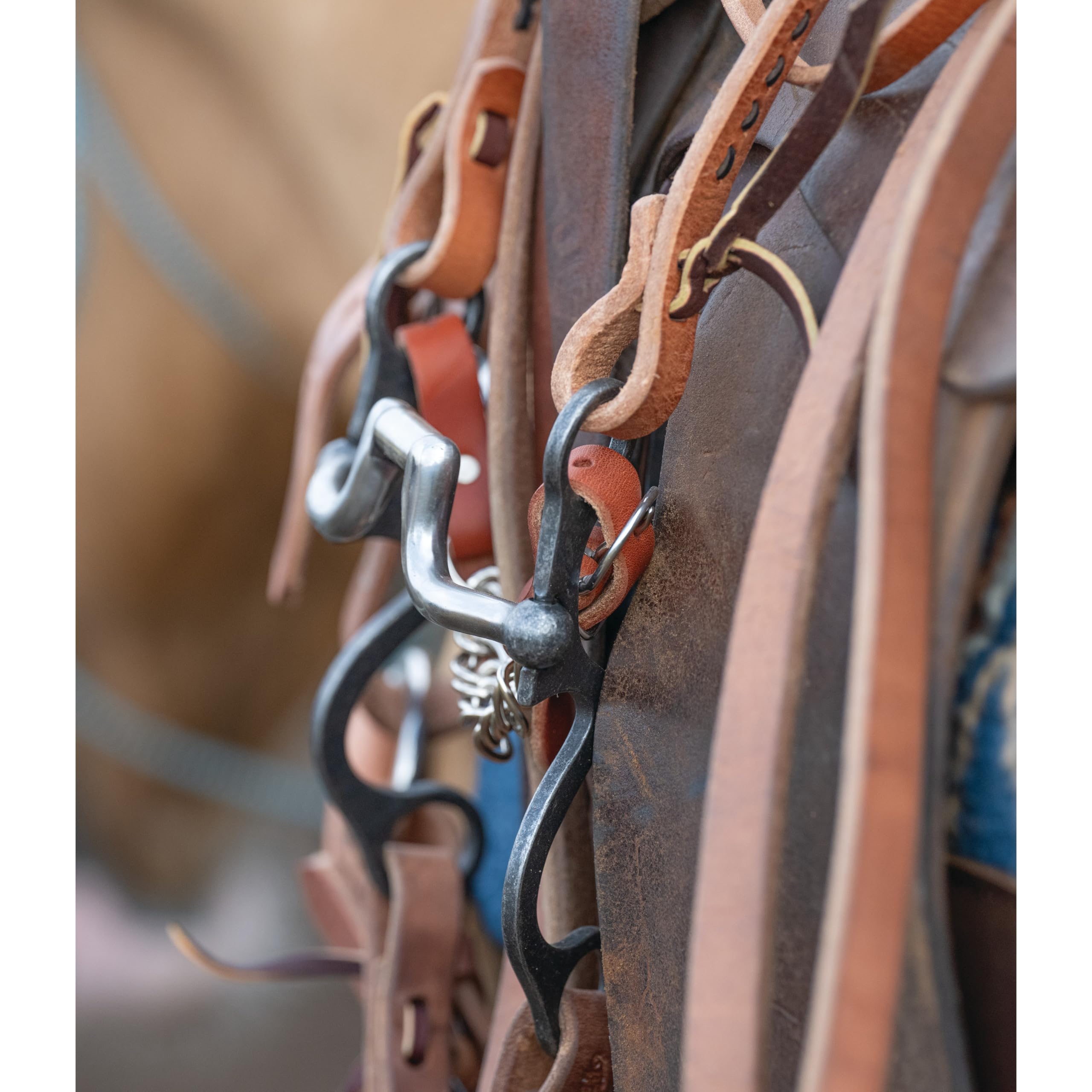 Weaver Leather Weaver Equine Ken McNabb Buffed Black Sweet Iron bits Brocas de Caballo, Unisex, Negro Pulido