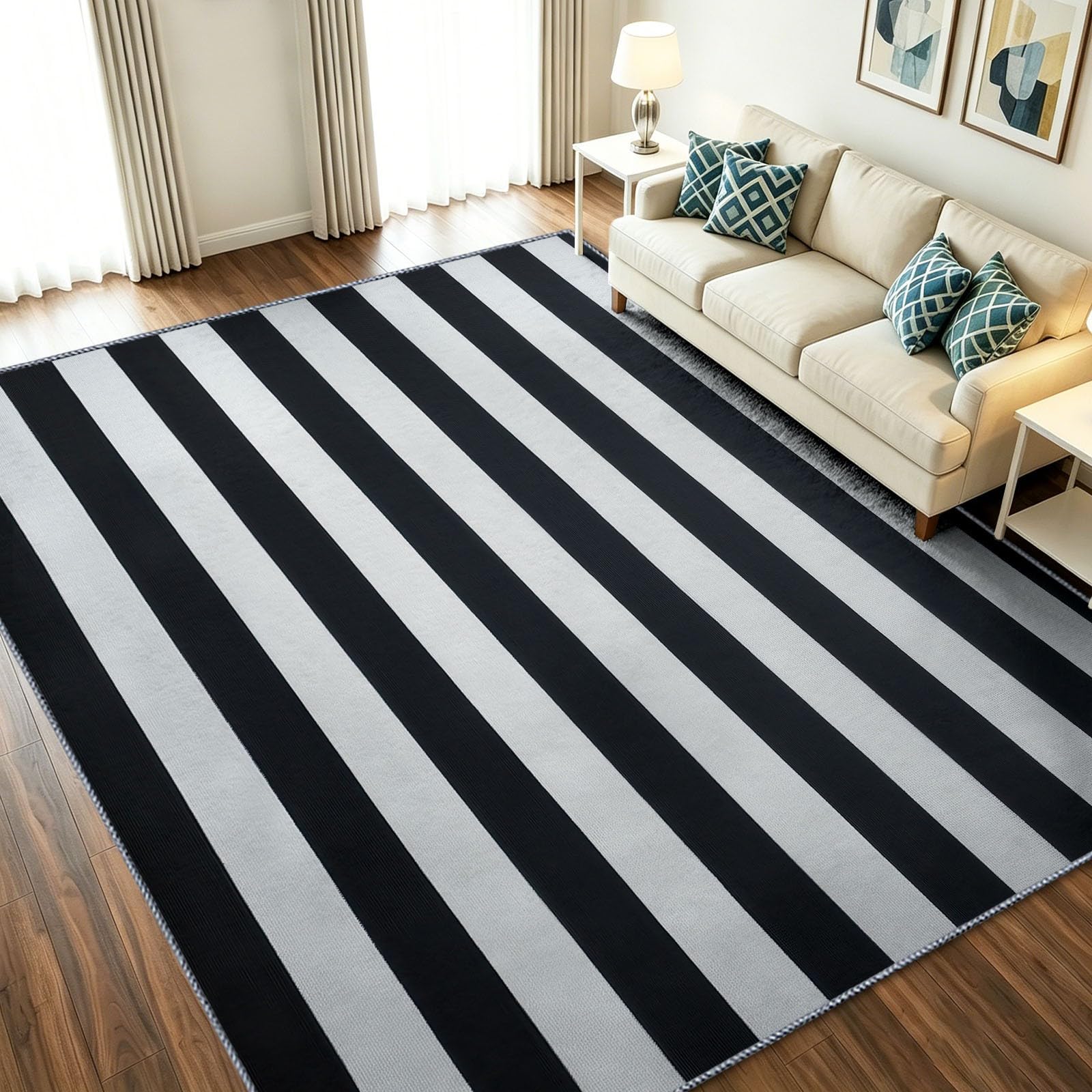 Alfombra de cocina y baño moderna para decorar interiores de diseño minimalista