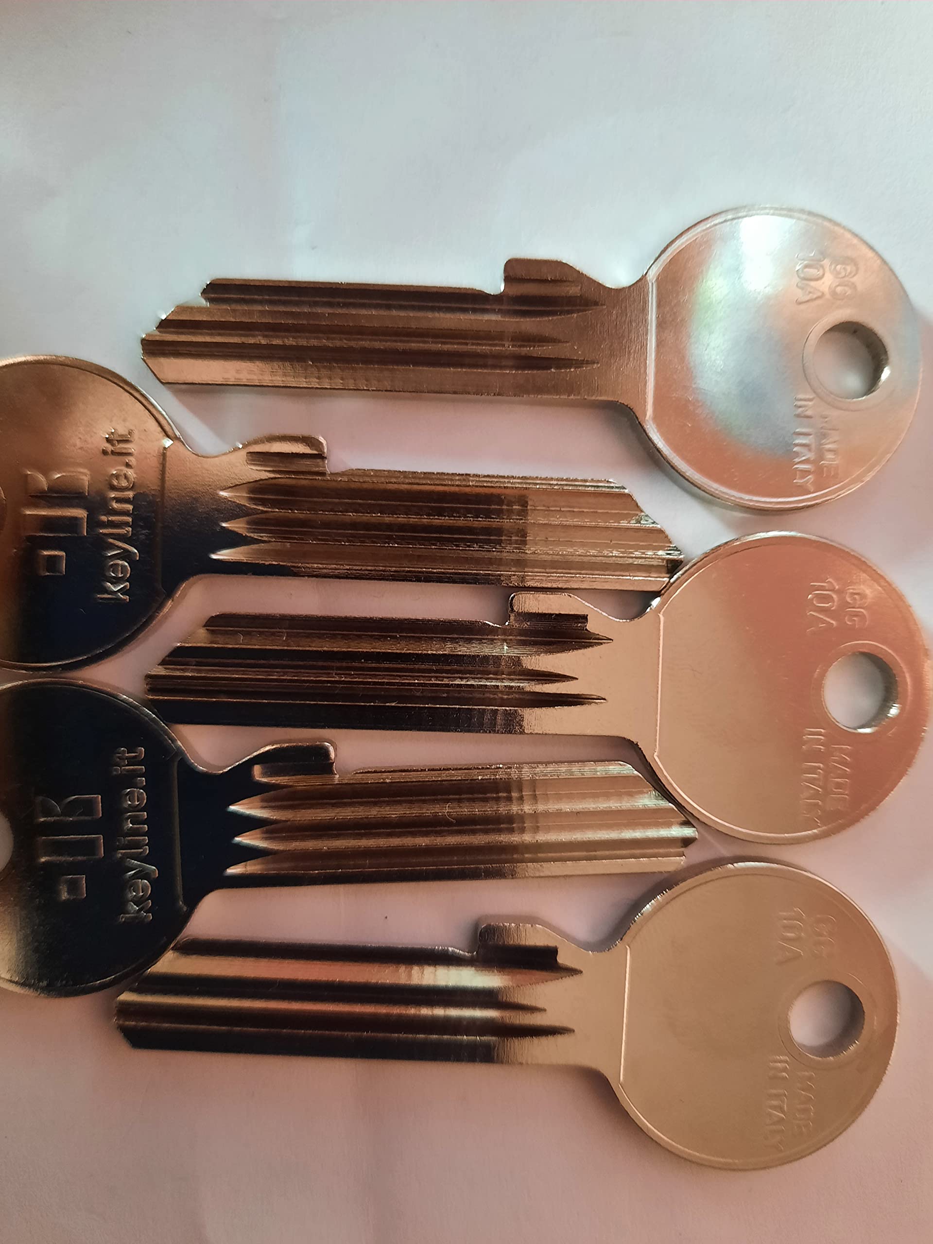 5 X GG10-A Keyline/Gege Key Blanks