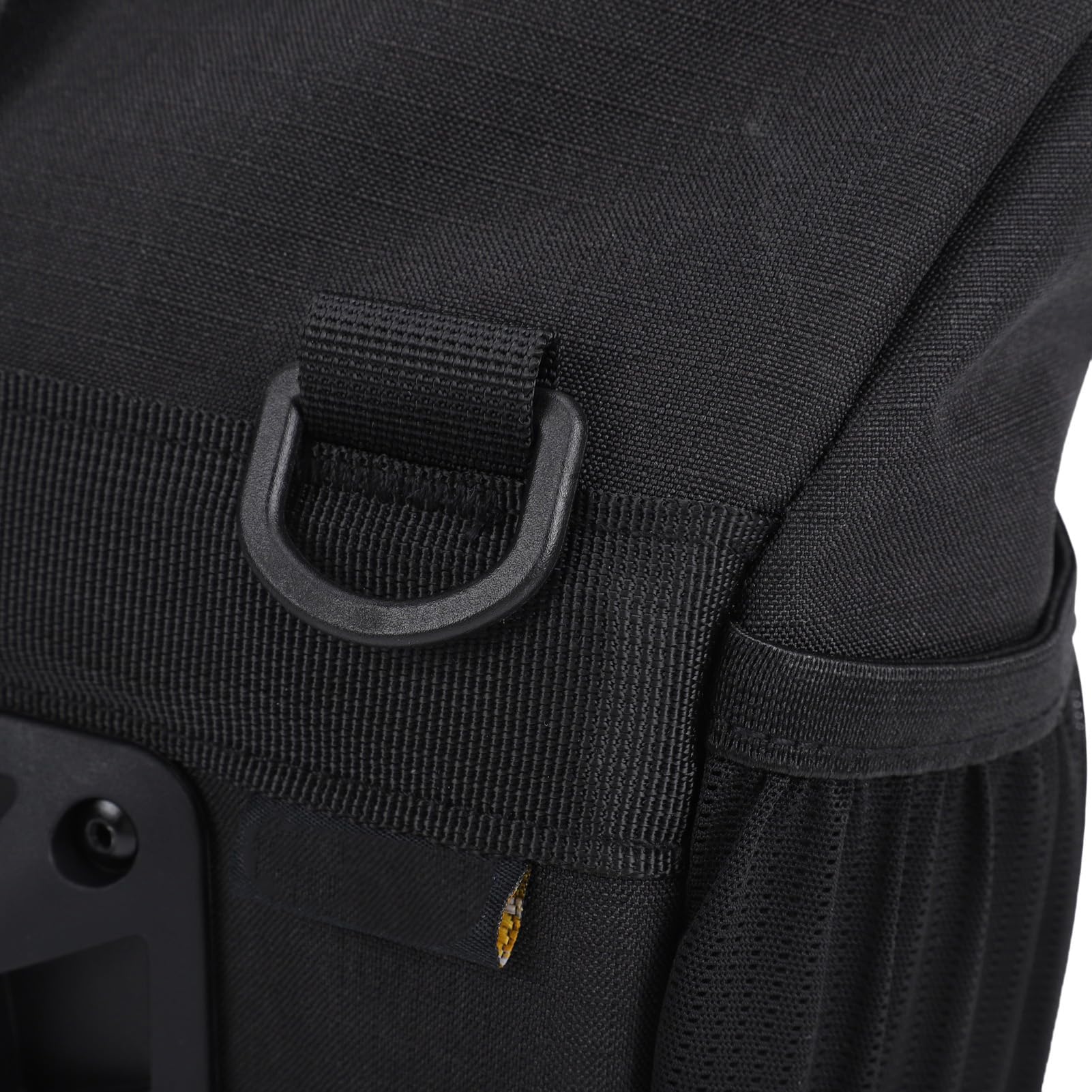 Dpofirs Borsa da Manubrio per Bici, Custodia Anteriore per Bici, Borsa da Manubrio a Sgancio Rapido con Tracolla Staccabile e Copertura Antipioggia, per e Altre Pieghevoli (BLACK)