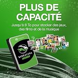 Seagate BarraCuda 1 TB Internal Hard Drive HDD – 3.5 Inch SATA 6 Gb/s 7200 RPM 64 MB Cache for Computer Desktop PC (ST1000DM010) - 3