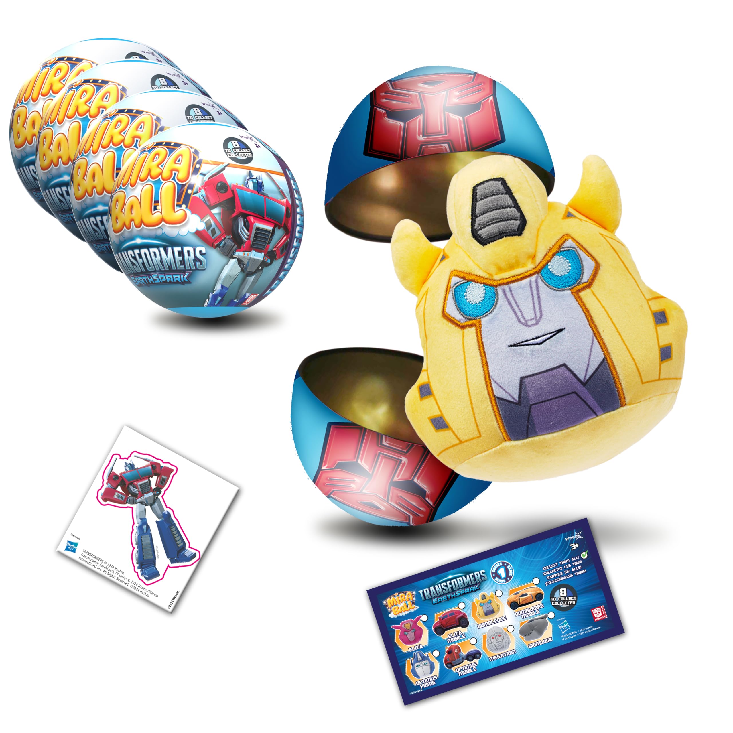 Sponsored Ad - Transformers Mystery Expandable Maxi Plush to UNbox, Collectible Squishy and Soft Plush with 4 Surprise, Limited Edition, Great Toy Gift, Trendy for Kids Aged 3+ (4-Pack)