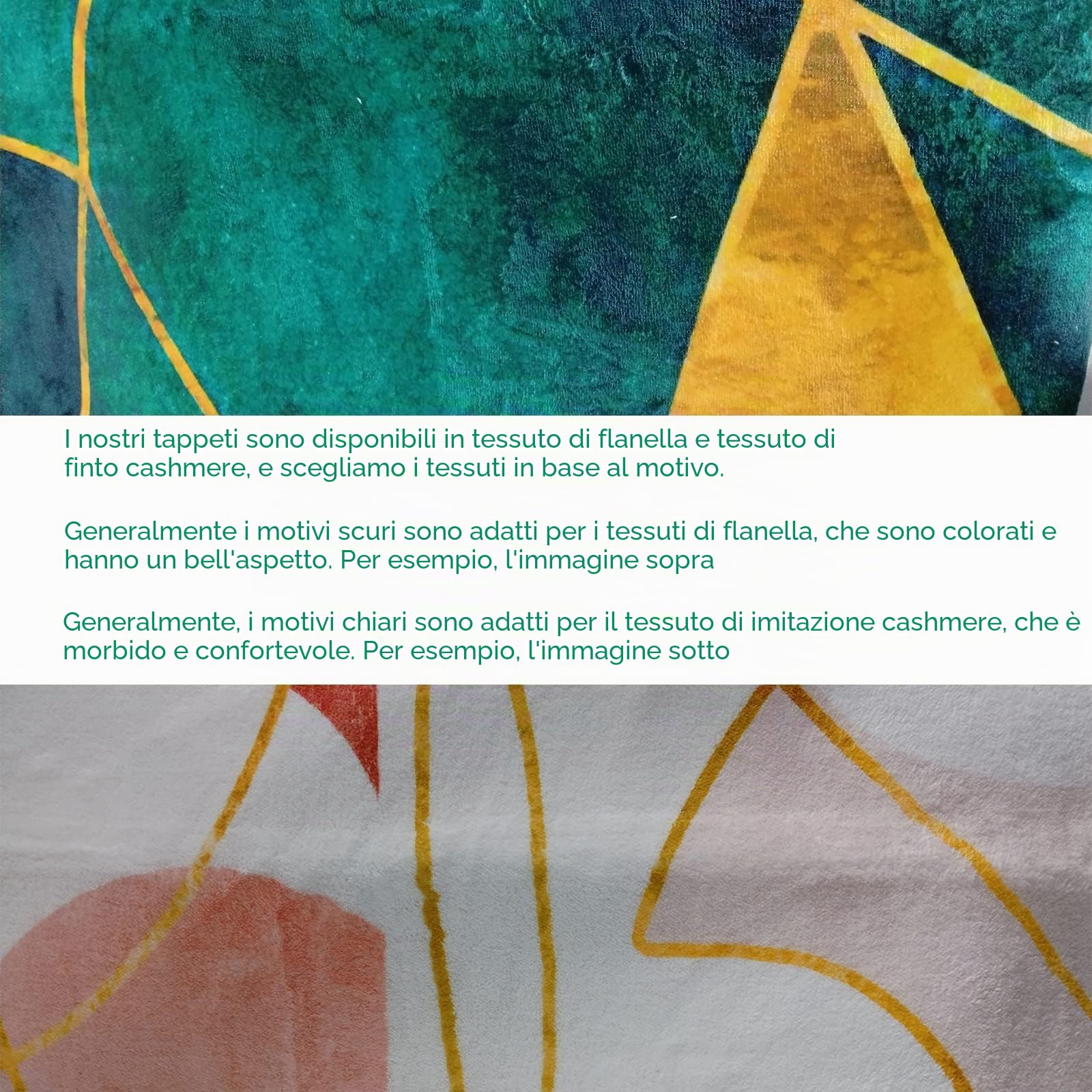 Tappeto,120 x 160 cm, Verde salvia moderno bianco, Tappeti Corridoio Camera da letto Cucina Soggiorno,