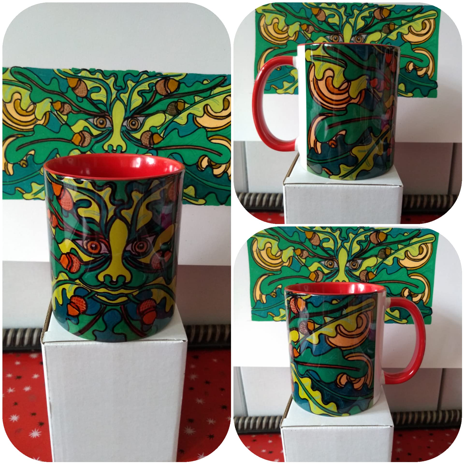 Greenman Art Mug
