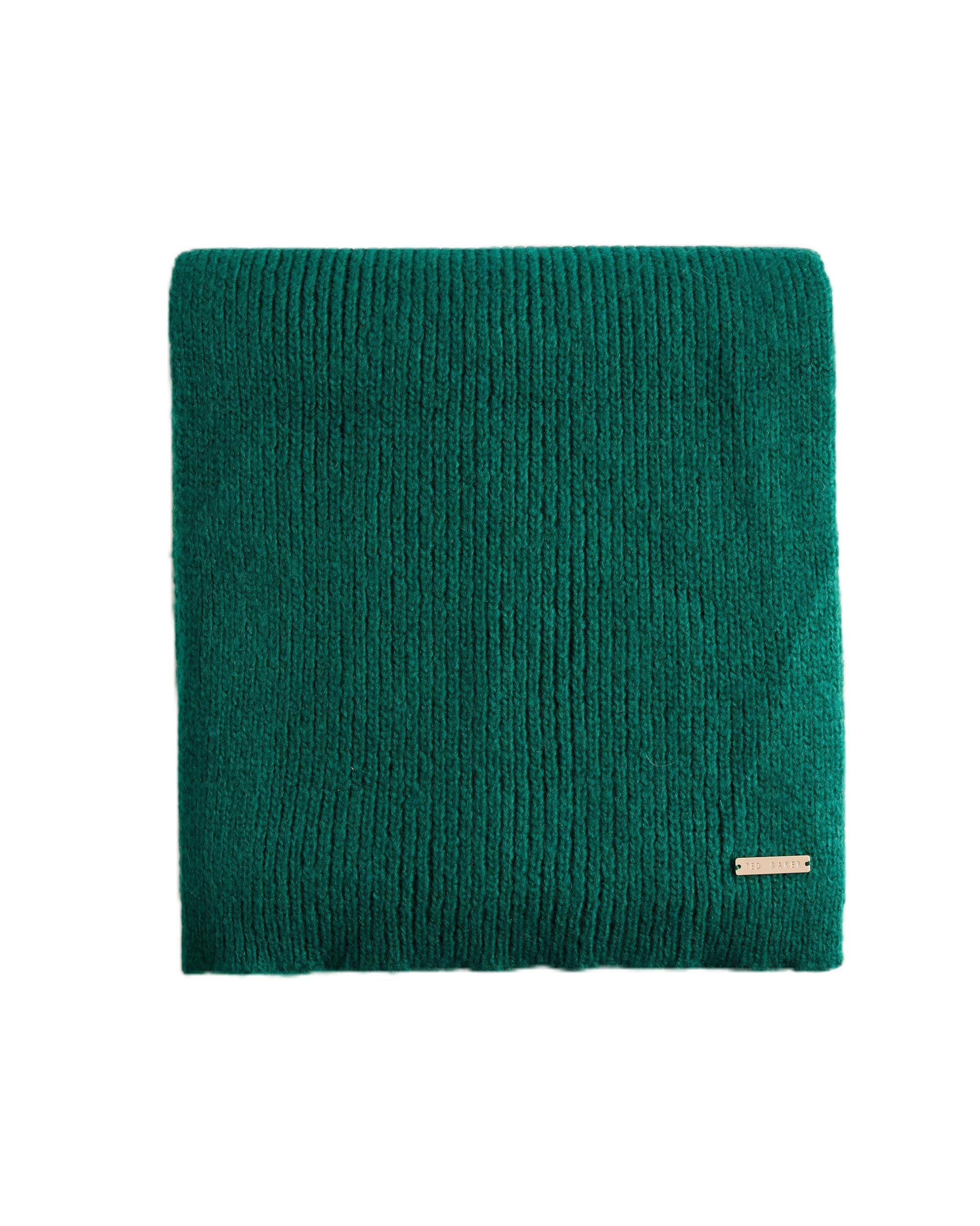 Ted Baker Women's Classic Rib Scarf Green
