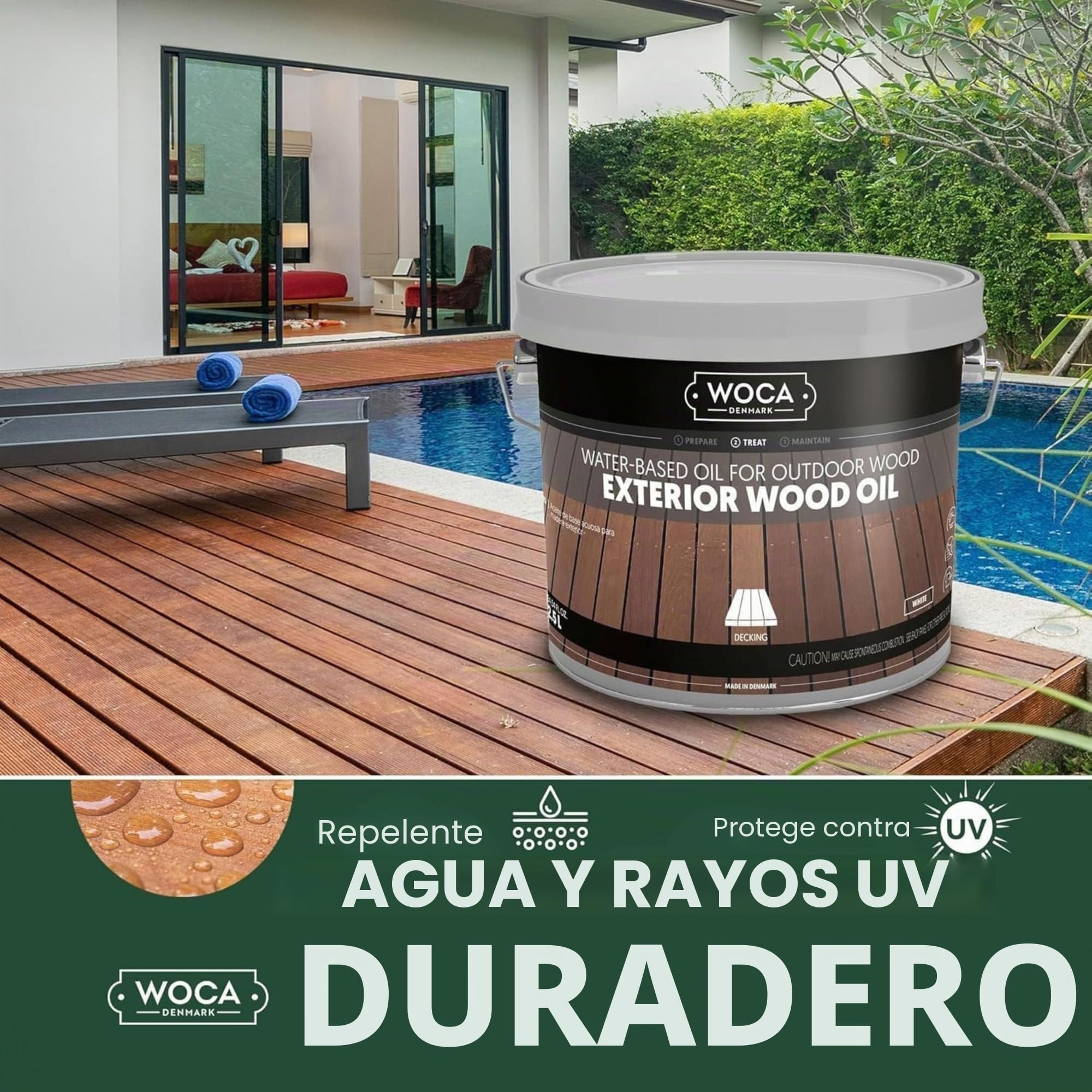 Woca Aceite de Exterior 3l, teca